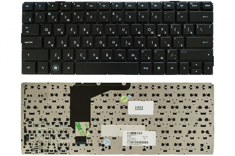 Клавиатура HP ENVY 13 Series черная без рамки Прямой Enter