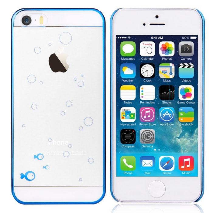 Чехол Devia для iPhone 5/5S/5SE Glimmer Fish Blue