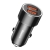 Автомобильное зарядное устройство Baseus Small Screw Dual-USB QC 3.0 Черный