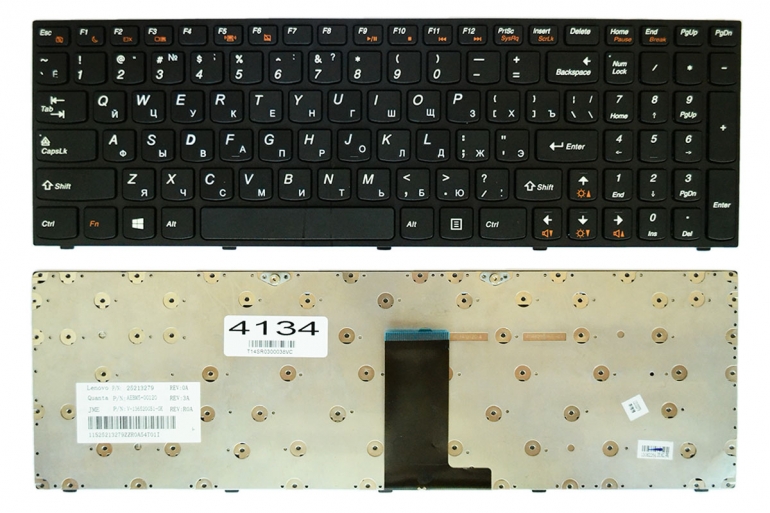 Оригінальна клавіатура Lenovo IdeaPad B5400 M5400 чорна