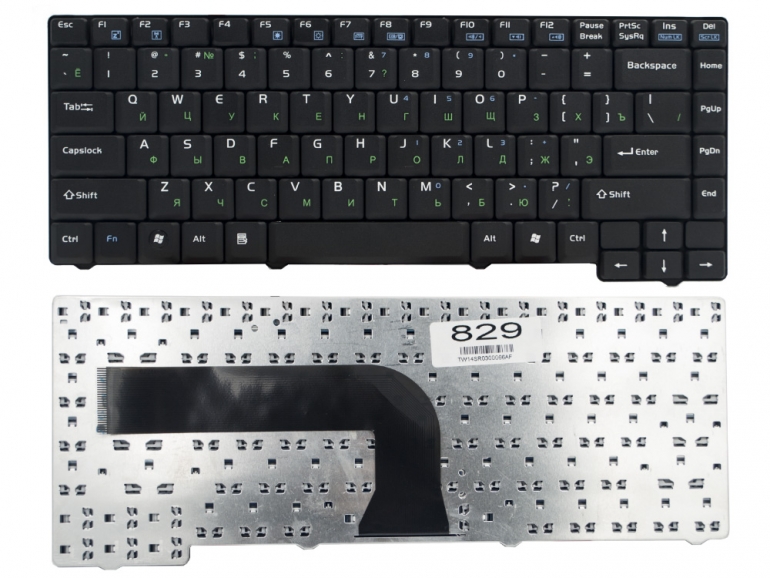Клавіатура Asus A9 A9Rp A9T X50 X50C X50M X50N X50RL X50Sr X51 X51RL Z94 Z94G Z94Rp Z94L чорна