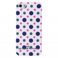 Чехол ARU для iPhone 5/5S/5SE Cutie Dots White