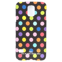 Чехол ARU для Samsung Galaxy S5 Cutie Dots Black Rainbow
