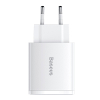 Сетевое зарядное устройство Baseus Compact Quick Charger 2U+C 30W EU Белый