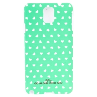 Чехол ARU для Samsung Galaxy Note 3 Hearts Green