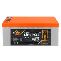 Аккумулятор LogicPower Lifepo4 для ИБП LCD 24V (25,6V) - 230 Ah (5888Wh) (BMS 150A/75A) пластик