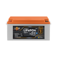 Аккумулятор LP LiFePO4 12,8V - 160 Ah (2048Wh) (BMS 160A/80А) пластик Smart BT