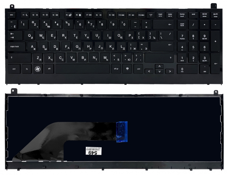Клавіатура HP ProBook 4520 4525 4520S 4525S чорна