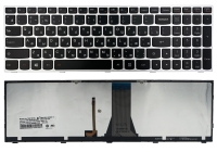 Оригінальна клавіатура Lenovo IdeaPad G50-30 G50-45 G50-70 Z50-70 B50-30 B50-45 E51-80 Z51-70 G70-80 500-15ACZ 500-15ISK чорна/сіра підсвітка