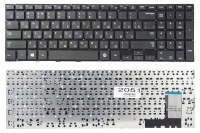Клавиатура для ноутбука Samsung 370R5E 510R5E черная без рамки Прямой Enter