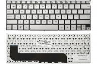Клавиатура Asus ZenBook UX21 UX21A UX21E серая без рамки прямой Enter