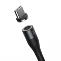Кабель Baseus Zinc Magnetic USB 2.0 to Type-C 3A 1M Черный/Серый