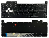 Оригінальна клавіатура Asus TUF Gaming F15 FX507ZM FX507ZE FX517ZC FX517ZM F17 FX707ZM FX707ZE чорна без рамки Прямий Enter підсвітка PWR
