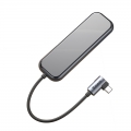 USB Hub Baseus Multi-functional Type-C to USB3.0*4 + Type-C PD Серый