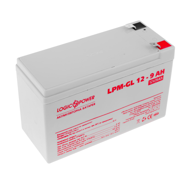 Акумулятор гелевий LogicPower LPM-GL 12-9 AH