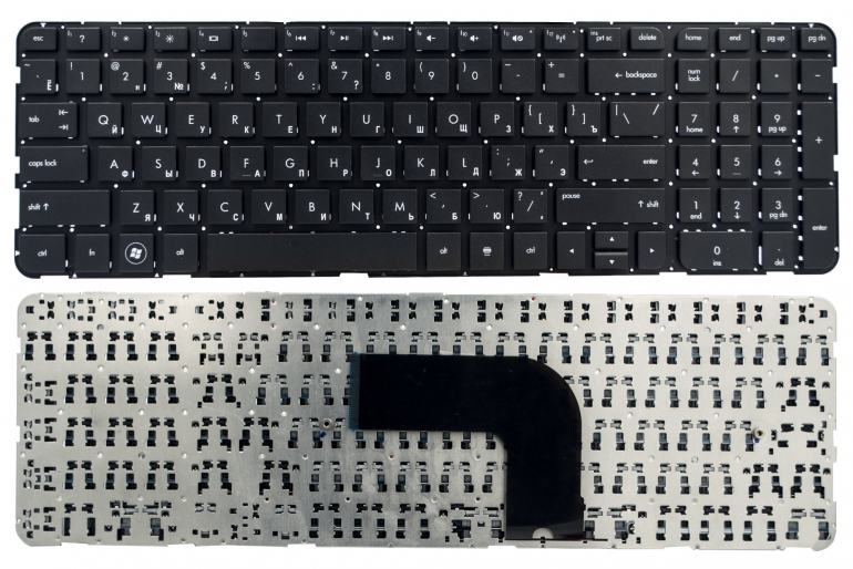 Оригинальная клавиатура HP Pavilion DV6-7000 DV6-7100 DV6-7200 DV6-7300 черная без рамки