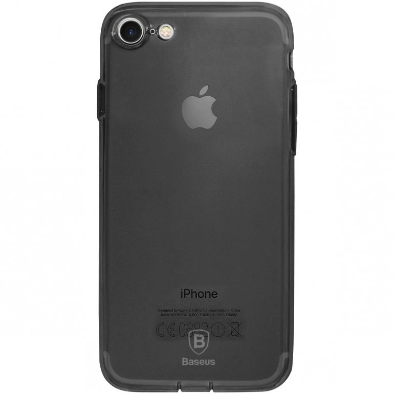 Чехол Baseus для iPhone SE 2020/8/7 Simple Pluggy Black
