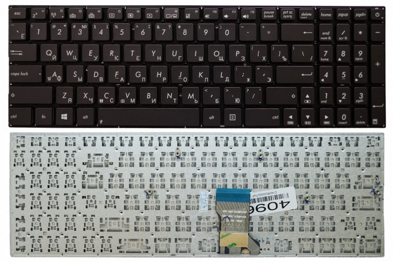 Оригинальная клавиатура Asus UX52 UX52A UX52V UX52VS коричневая без рамки Прямой Enter
