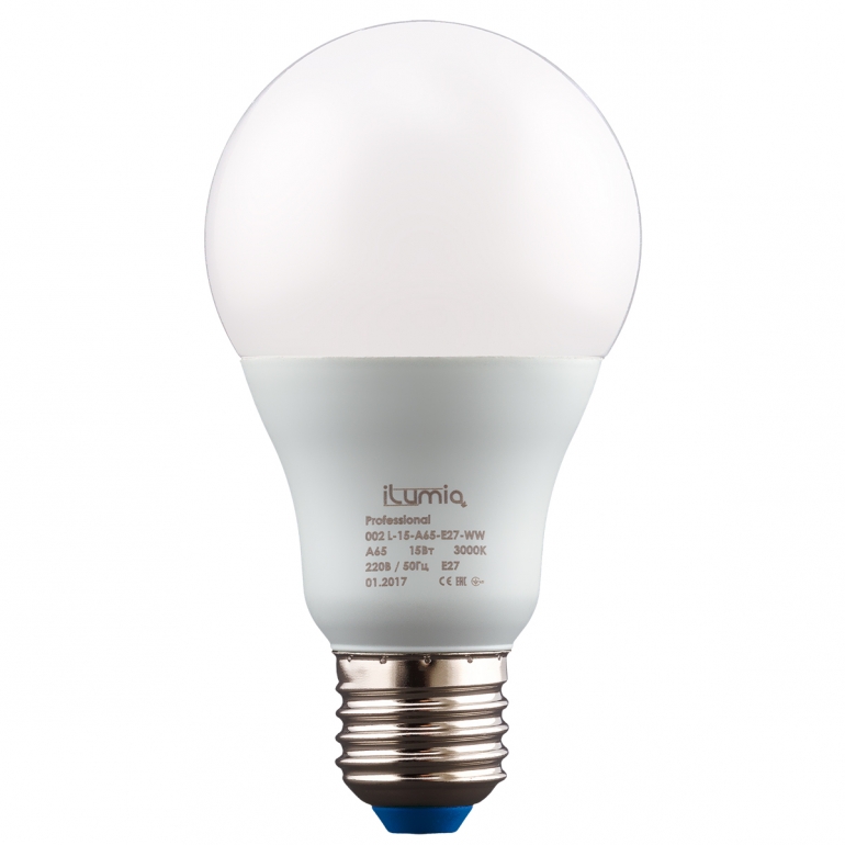 Лампа iLumia L-15-A65-E27-WW 1500Лм, 15Вт, 3000К