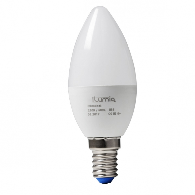 Лампа iLumia L-5-C37-E14-WW 500Лм, 5Вт, 3000К