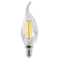 Лампа Ilumia LF-4-C37-E14-WW 400Лм, 4Вт, 3000К, филаментная