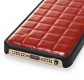 Чехол Xoomz для iPhone 5/5S/5SE PU Grid Brown (back cover)