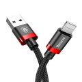 Кабель Baseus Golden Belt USB 2.0 to Lightning 2A 1M Черный/Красный