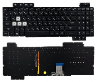 Оригінальна клавіатура Asus TUF Gaming FX505DY FX505DD FX505DT FX505DU чорна без рамки Прямий Enter PWR підсвітка RGB