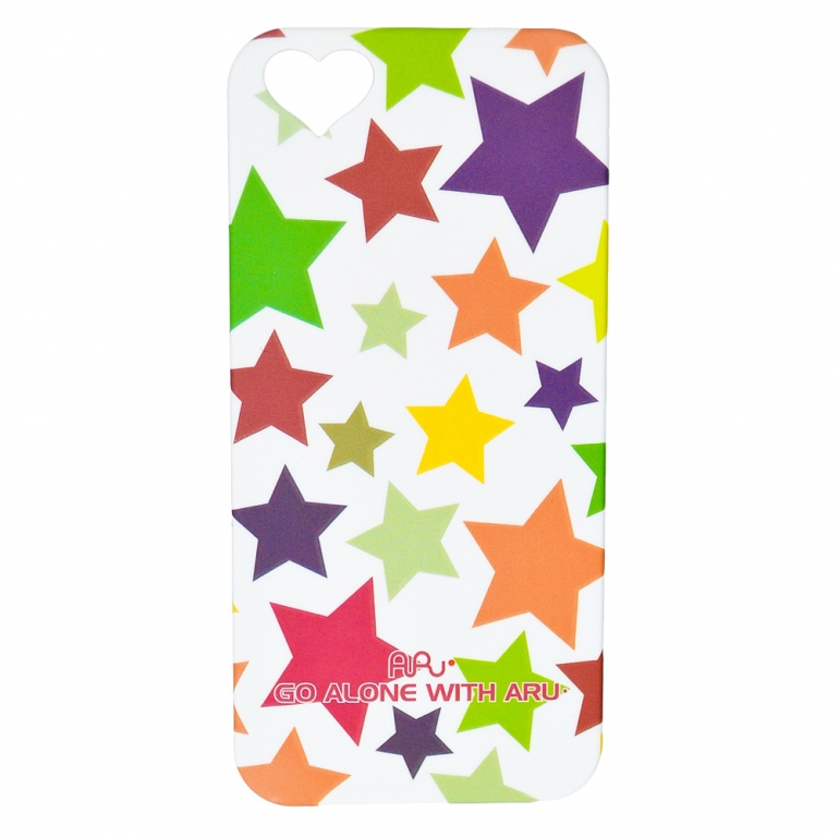 Чехол ARU для iPhone 5/5S/5SE Mixed Stars White