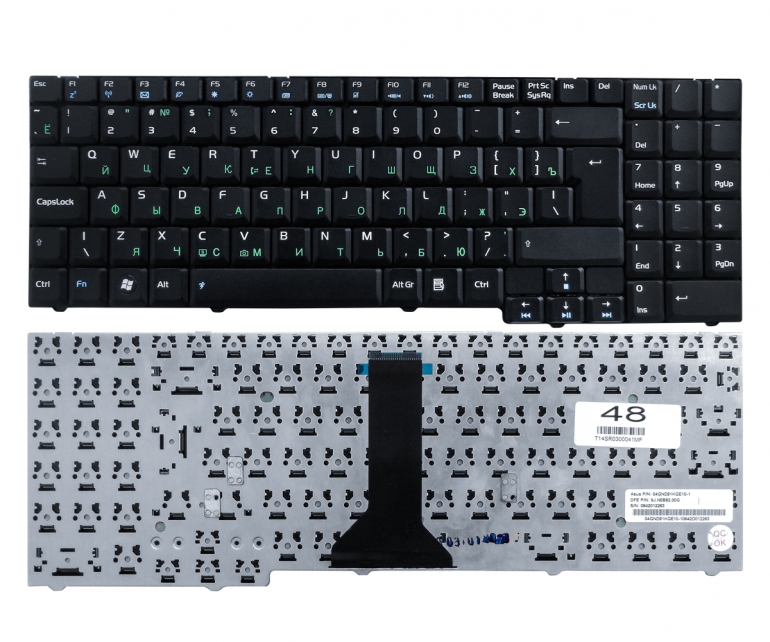 Оригинальная клавиатура Asus F7E F7F M51 M51E M51SN черная