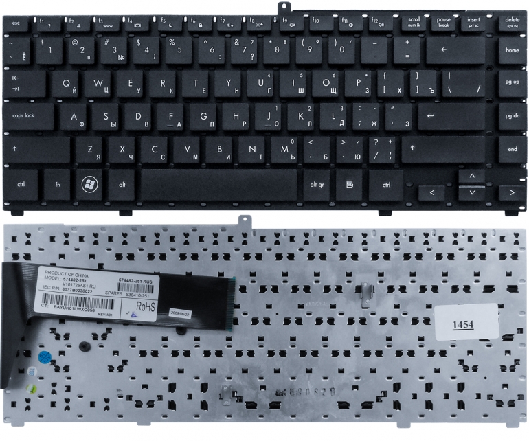 Клавиатура HP ProBook 4410S 4411S 4413S 4415S 4416S черная