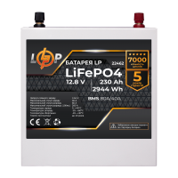 Аккумулятор LP LiFePO4 12V (12,8V) - 230 Ah (2944Wh) (BMS 80/40А) металл