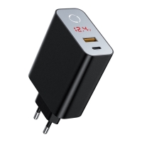 Сетевое зарядное устройство Baseus Speed PPS Smart Shutdown + Digital Display, 2 порта, USB + Type-C 45W Черный