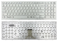 Клавіатура Sony VPC-EB Series біла