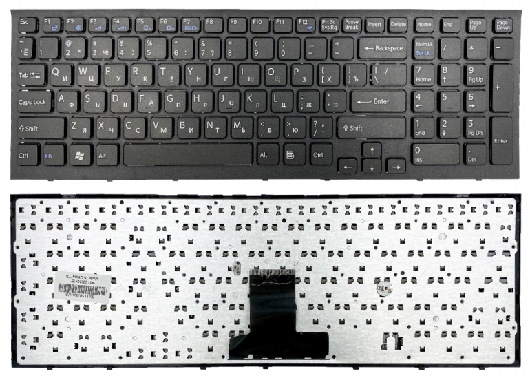 Клавиатура Sony VPC-EB Series черная