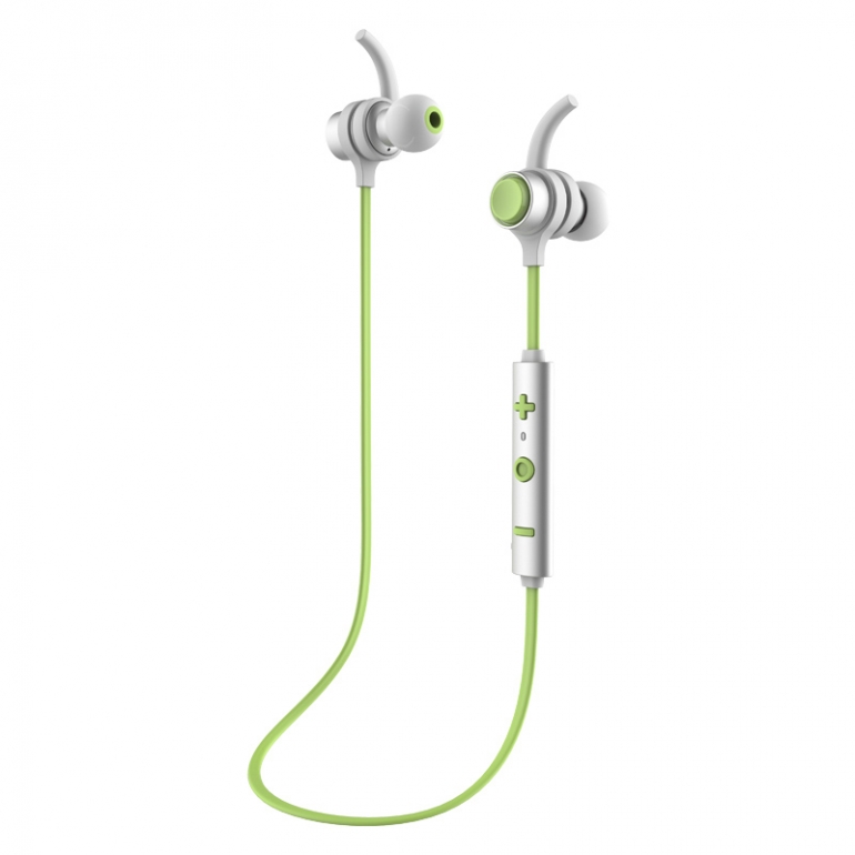 Бездротові навушники Baseus B16 Comma Silver/Green
