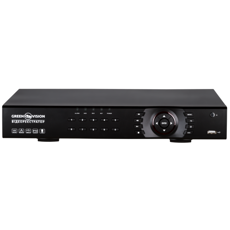 AHD відеореєстратор 16-канальний GreenVision GV-X-S029/16 1080P