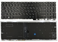 Клавиатура HP ProBook 450 G8 455 G8 450 G9 455 G9 650 G8 черная без рамки Прямой Enter подсветка