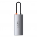 USB Hub Baseus Metal Gleam Series 4-in-1 Multifunctional Type-C Сірий