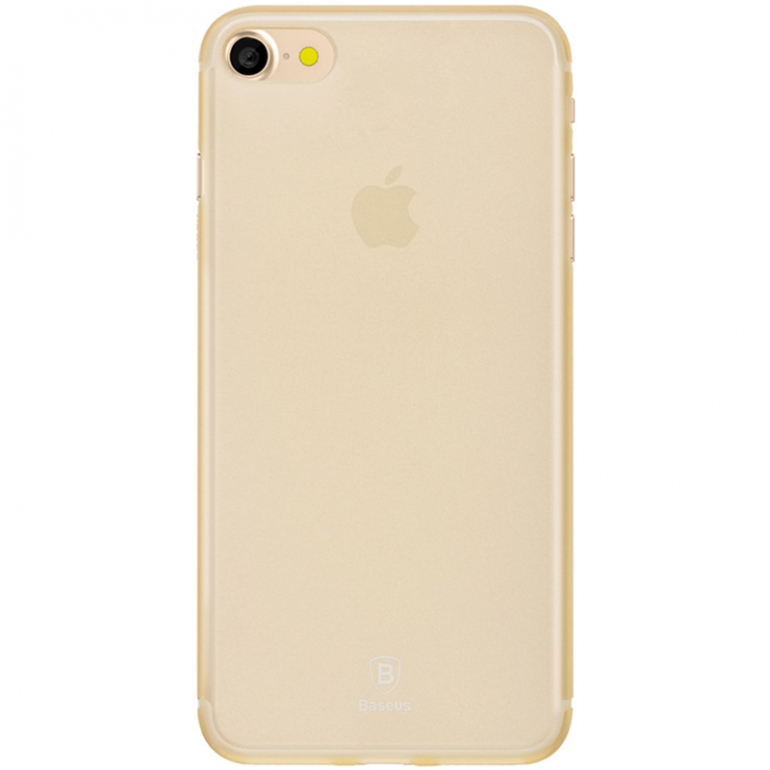 Чехол Baseus для iPhone SE 2020/8/7 Slim Transparent Gold