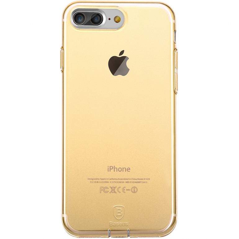 Чехол Baseus для iPhone 8 Plus/7 Plus Simple Pluggy Gold