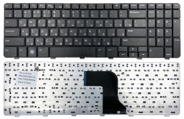 Клавиатура Dell Inspiron 15 N5010 M5010 черная