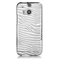 Чехол Vouni для HTC One M8 Glimmer Zebra Silver