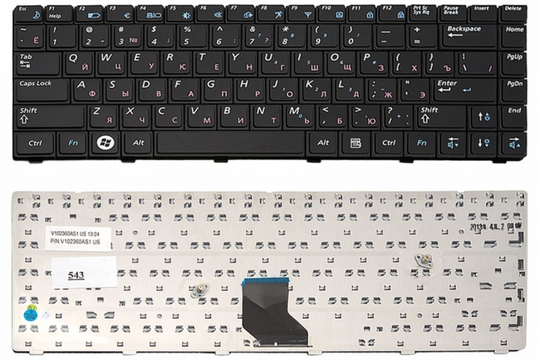 Клавіатура Samsung R513 R515 R518 R520 R522 чорна