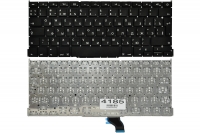 Клавиатура для ноутбука Apple MacBook Pro 13" A1502 черная без рамки Г-образный Enter