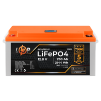 Аккумулятор LogicPower Lifepo4 для ИБП LCD 12V (12,8V) - 230 Ah (2944Wh) (BMS 100A/50A) пластик