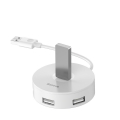 USB Hub Baseus Round Box USB3.0 to USB3.0*1 + USB2.0*3 Белый