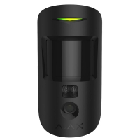 Бездротовий датчик руху з камерою Ajax MotionCam Чорний