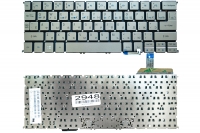 Клавиатура для ноутбука Acer Aspire S7-191 серая без рамки Прямой Enter Подсветка