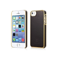 Чехол Xoomz для iPhone 5/5S/5SE Luxury Electroplating Brown (back cover)